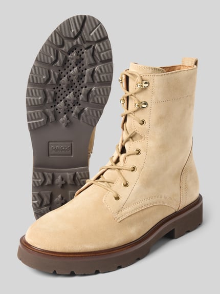 Geox Veterlaarzen met ritssluiting, model 'Norize' Zand - 4
