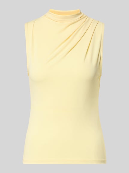 PIECES Shaped Fit Shirt ohne Ärmel Modell 'MADISON' Hellgelb 2
