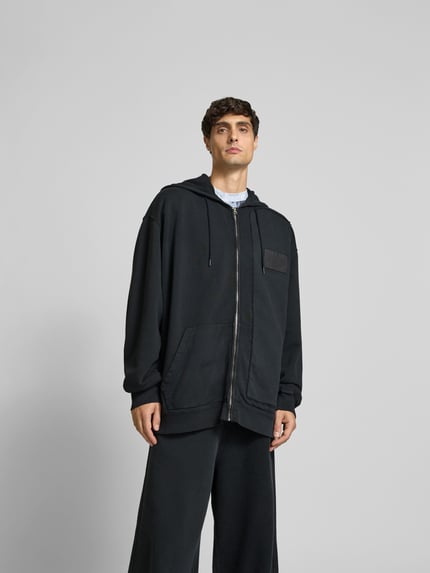 MM6 Maison Margiela Sweatjack met capuchon Zwart - 4