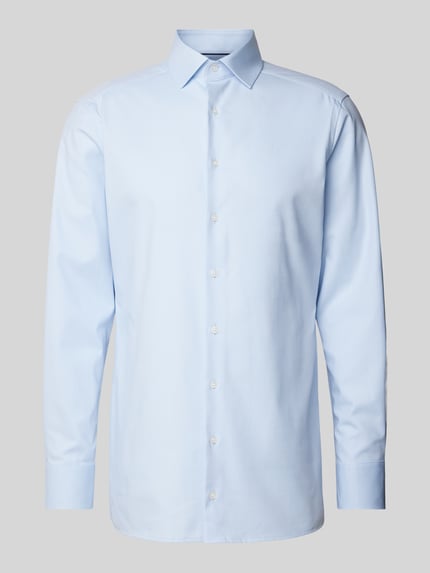 OLYMP Modern fit zakelijk overhemd met kentkraag Bleu - 2