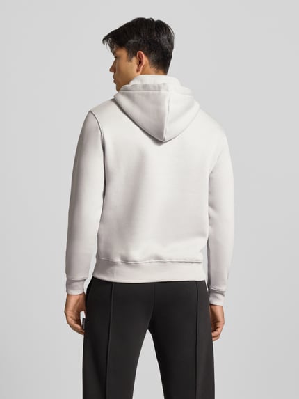 Alpha Industries Bluza z kapturem o kroju relaxed fit z mieszanki bawełny z detalem z logo Jasnoszary 5
