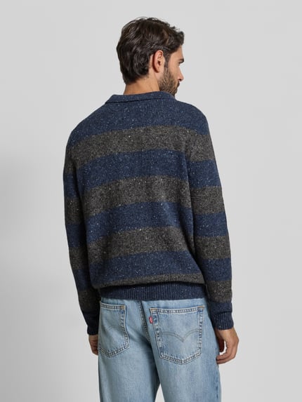 Fynch-Hatton Gebreide pullover met polokraag Marineblauw - 5