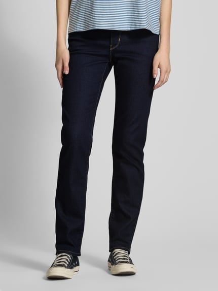 Levi's® 300 Jeansy o kroju shaping slim fit z dodatkiem streczu model ‘312’ — ‘Water<Less™’ Ciemnoniebieski 4