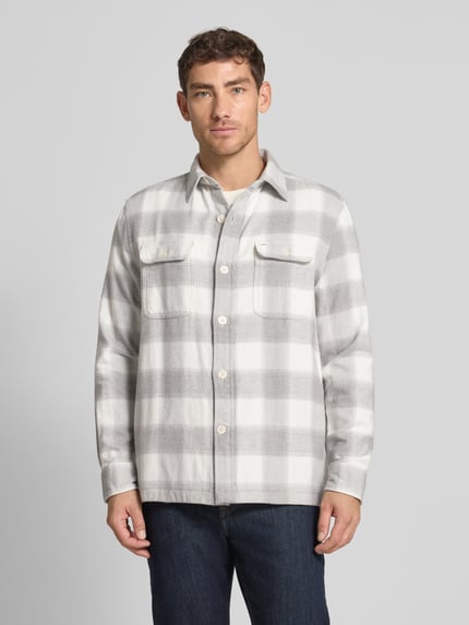 Tommy Hilfiger Regular fit vrijetijdsoverhemd van puur katoen Lichtgrijs - 4