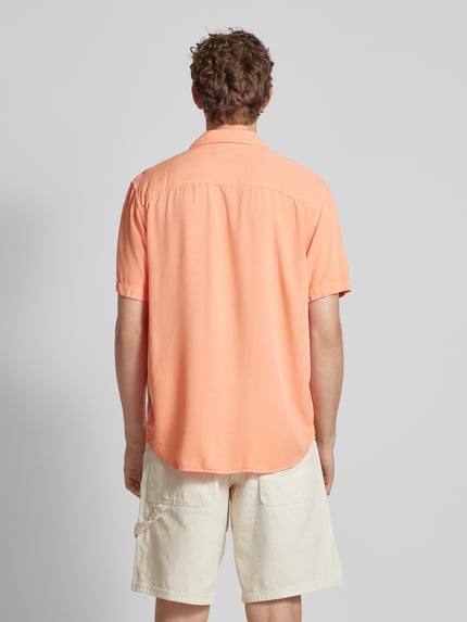 Tom Tailor Denim Relaxed Fit Freizeithemd mit Reverskragen Apricot 5
