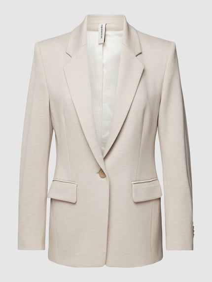 DRYKORN Blazer met structuurmotief, model 'ATLIN' Beige gemêleerd - 2
