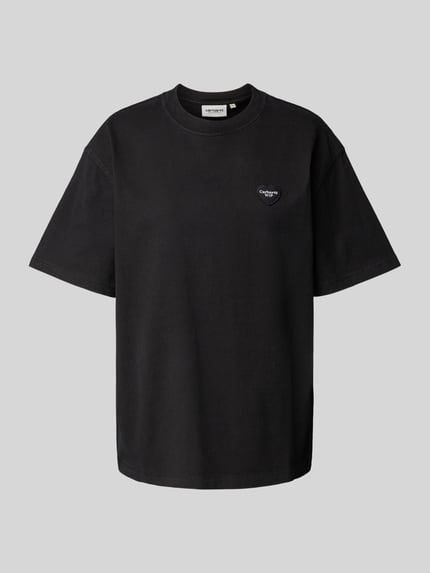 Carhartt Work In Progress T-shirt o kroju oversized z czystej bawełny model ‘Ingo’ Czarny 2