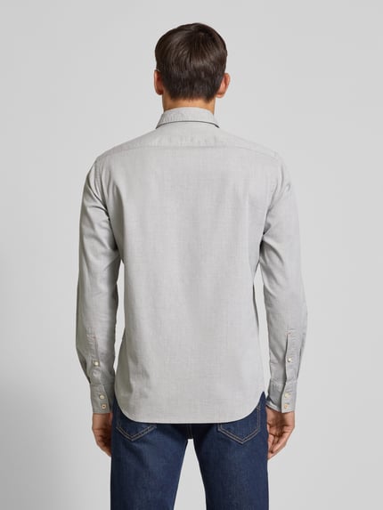 BOSS Orange Regular fit vrijetijdsoverhemd van katoenmix, model 'RELEGANT' Kaki - 5