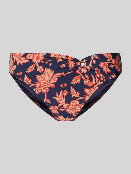Barts Bikinihose mit Allover-Print Modell 'Lasa' Dunkelblau 1