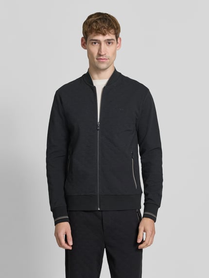 BOSS Green Regular Fit Sweatjacke aus Baumwoll-Mix Modell 'SW_Revival Skarley' Black 4
