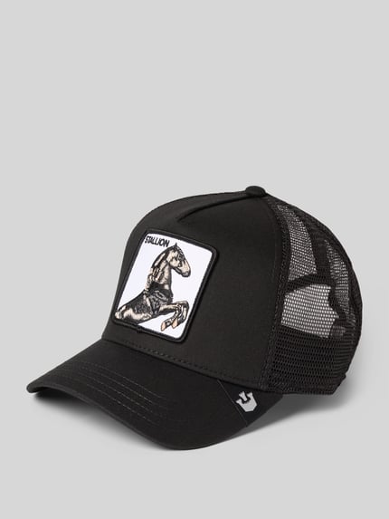 GOORIN BROS. Czapka z daszkiem i naszywką z motywem model ‘The Stallion’ Czarny 1
