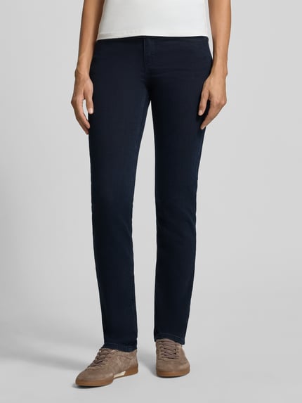 ANGELS Jeansy o kroju slim fit w fasonie 5 kieszeni model 'CICI' Granatowy 4