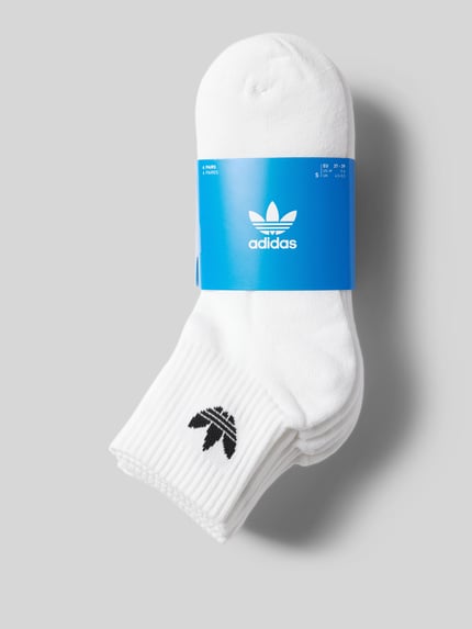 adidas Originals Sokken met logoprint in een set van 6 paar Wit - 3