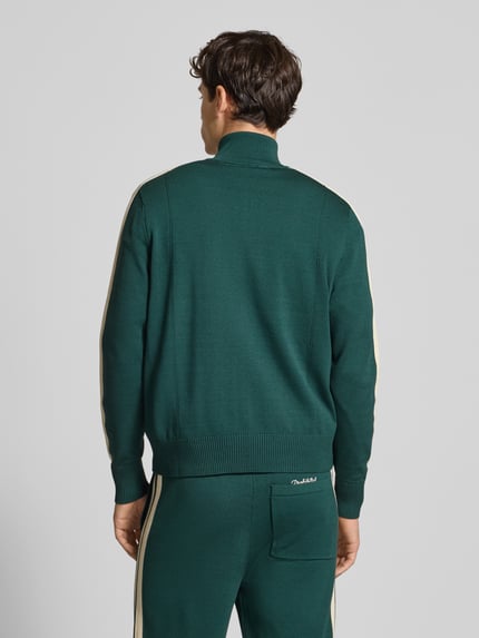 PROHIBITED Strickjacke mit Reißverschluss Dunkelgruen 5