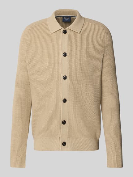 OLYMP Level 5 Vest met knoopsluiting Ecru - 2