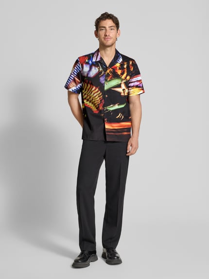 Paul Smith Freizeithemd mit Knopfleiste Black 1