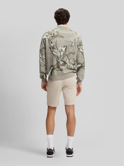 BOSS Orange Relaxed Fit Pullover im Baumwoll-Mix Modell 'AFLORALO' Beige 5