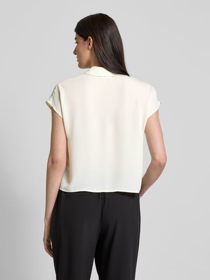 Jake*s Collection Regular Fit Bluse mit Hemdblusenkragen Ecru 5