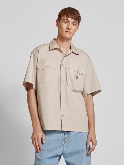 Carhartt Work In Progress Freizeithemd mit Knopfleiste Sand 4