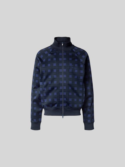 Kenzo Sweatjacke mit Logo-Stitching Dunkelblau 2
