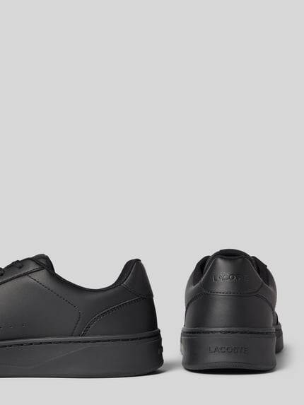 Produktfoto, Sneaker mit Logo-Prägung Modell 'Court Pro' von Lacoste in Schwarz, glatte Oberfläche, Herren Sneaker von Lacoste