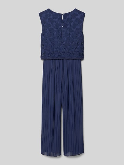 Happy Girls Jumpsuit met ronde hals Marineblauw - 3