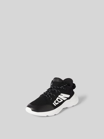 Dsquared2 Sneakersy z nadrukiem z napisem Czarny 2