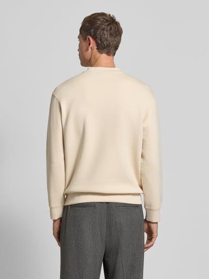 Emporio Armani Sweatshirt mit gerippten Abschlüssen Beige 5