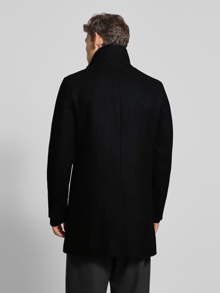 Matinique Mantel mit Stehkragen Modell 'Harvey' Black 5