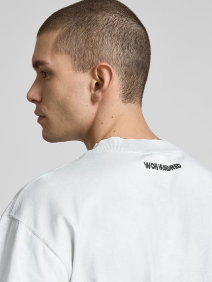WON HUNDRED Oversized T-Shirt aus Baumwolle Weiss 3