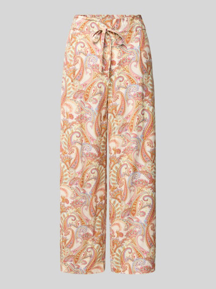 Christian Berg Woman Wide Leg Culotte mit Bundfalten Lavender 2