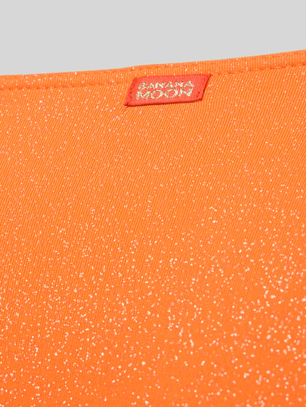 Produktfoto, Bikini-Slip mit seitlicher Schnürung Modell 'MASSA SPARKLESUN' von Banana Moon für Damen, orange, Glitzer, Material-Mix mit Stretch-Anteil, Körpernahe Passform, strukturierte Textur