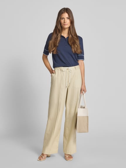 Tom Tailor Wide Fit Weite Hose mit Kordelzug Modell 'LEA'
  Beige 1