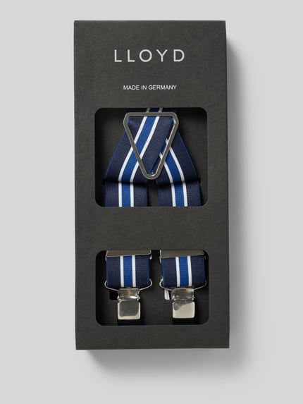 LLOYD Men's Belts Hosenträger in X-Form Marine 2