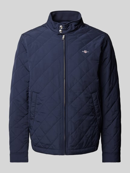 GANT Jacke mit Label-Details Modell 'QUILTED' Marine 2
