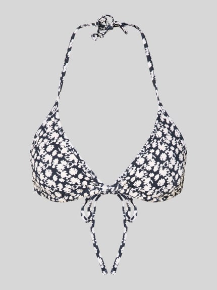 Bikini-Oberteil mit Label-Applikation Shop The Look MANNEQUINE