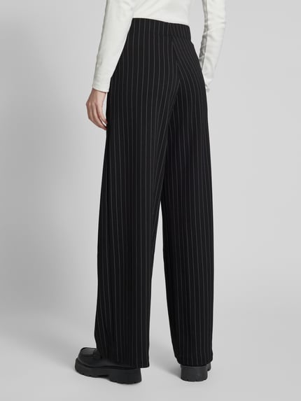 Tom Tailor Denim Kuloty o kroju regular fit z cienkimi prążkami Czarny 5