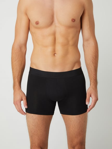MCNEAL Trunks mit Label-Bund im 3er-Pack Black 3