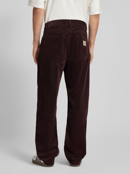 Carhartt Work In Progress Cordhose mit Eingrifftaschen Modell 'LANDON' Dunkelbraun 5