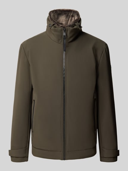 Strellson Daunenjacke mit abnehmbarer Kapuze Modell 'Lucca' Oliv 1