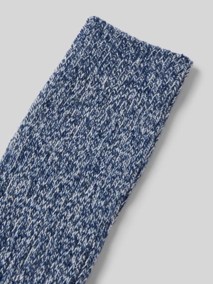 camano Sokken met wol Marineblauw - 2