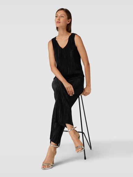 Betty Barclay Jumpsuit met plissévouwen Zwart - 3