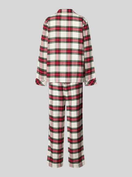 Lauren Ralph Lauren Pyjama-Set mit Logo-Stitching im 2-teiligen Set Offwhite 3