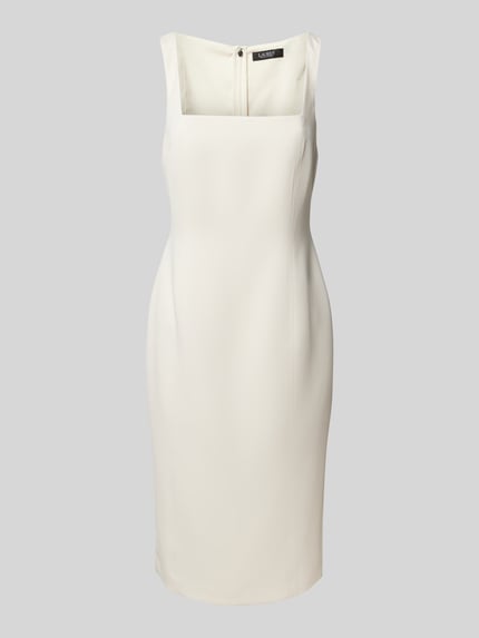 Lauren Ralph Lauren Knielange cocktailjurk, model 'Ladonya' Ecru - 2