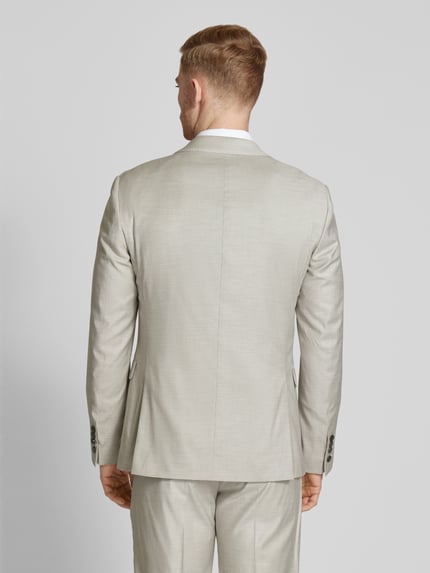 JOOP! COLLECTION Slim fit colbert met reverskraag, model 'Herby' Beige - 5