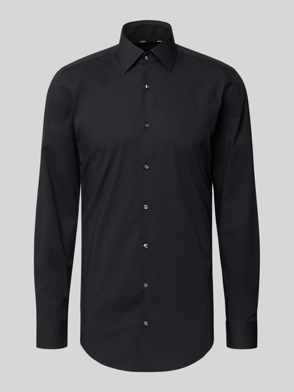 Slim Fit Businesshemd mit extra langem Arm Shop The Look MANNEQUINE