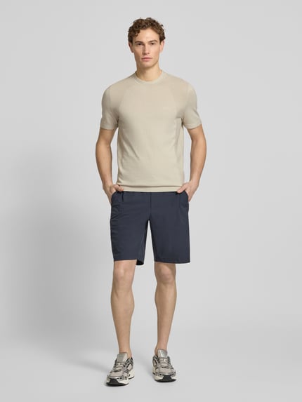 BOSS Green Regular Fit T-Shirt aus Baumwoll-Mix Modell 'MOMENTUM-LITE' Sand 1