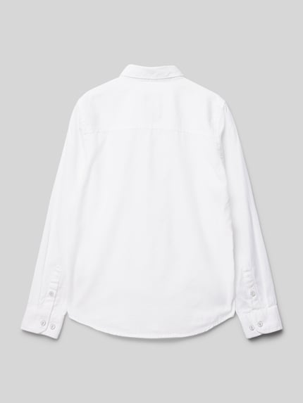 Garcia Hemd aus reiner Baumwolle Offwhite 3