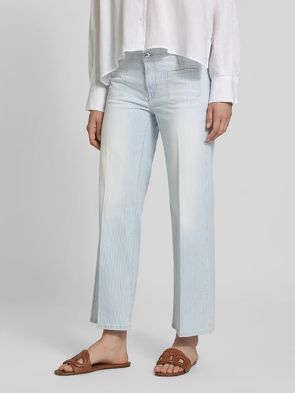 CAMBIO Jeans in verkürzter Passform Modell 'TESS' Bleu 4