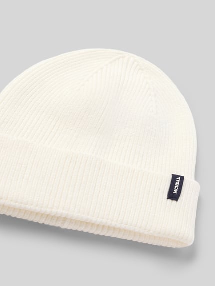 MCNEAL Mütze mit Label-Patch Offwhite 2